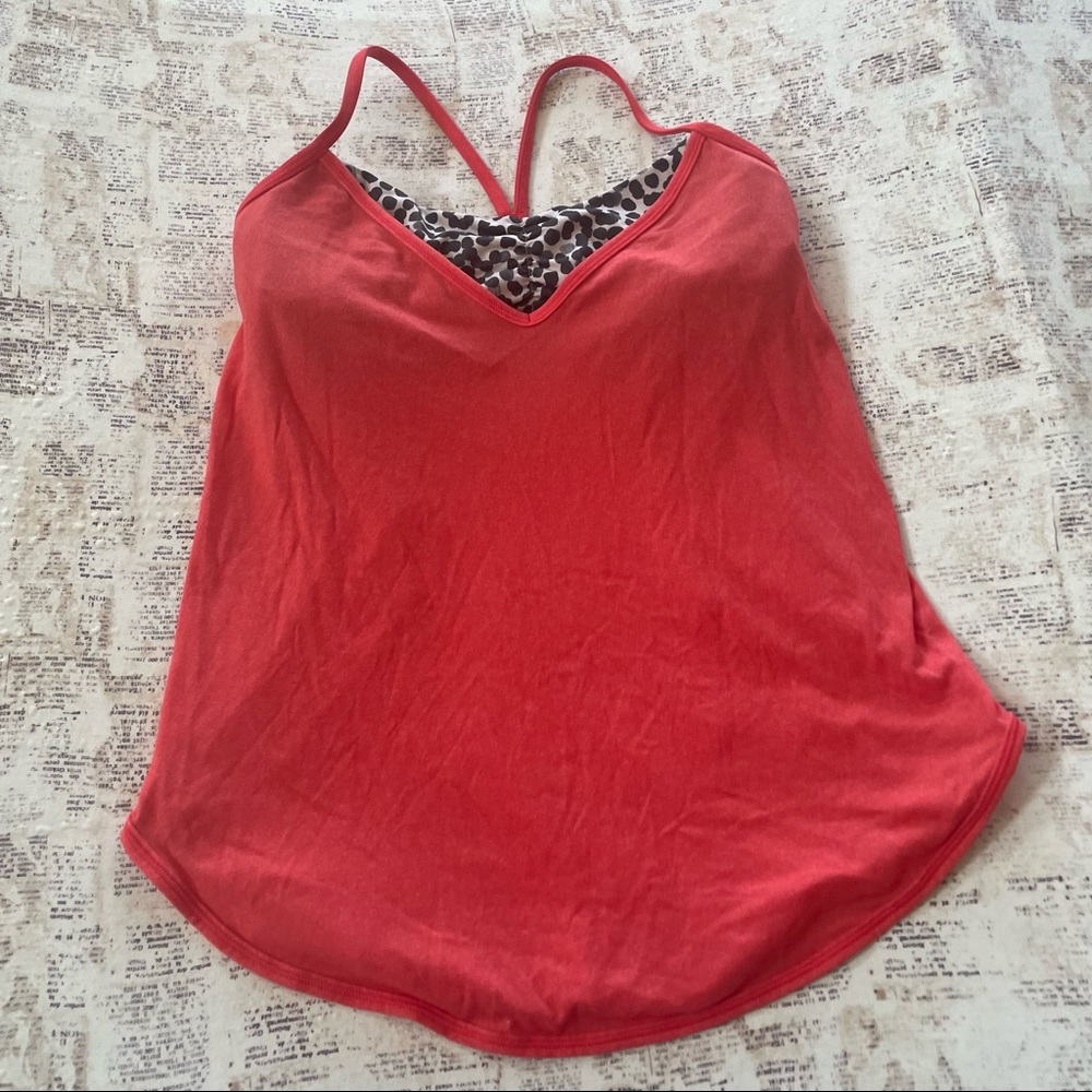 Lulu lemon atlética Orange top good condition size 6